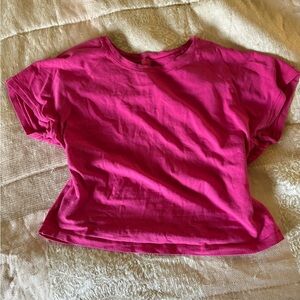 Vibrant Pink Skims Crop Top